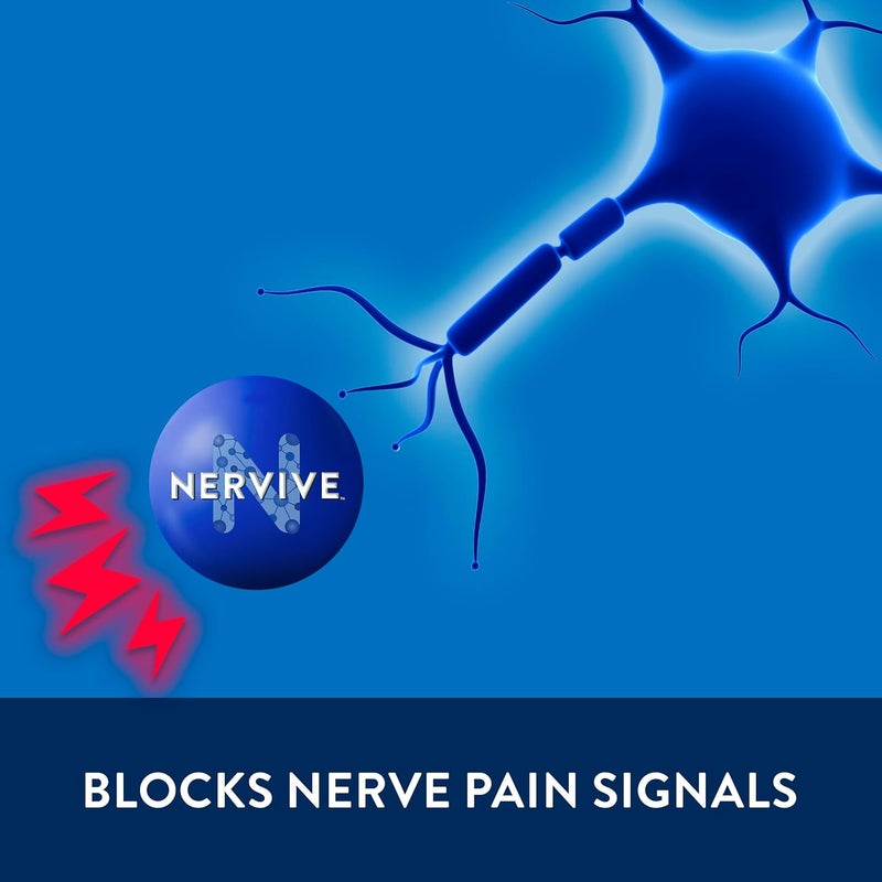 Nervive بخاخ مسكن للألم، بخاخ ليدوكائين، تخفيف الألم، موضعي ليدوكائين، ألم القدم، ألم الساق، ألم اليد، تركيبة قوة قصوى، للمناطق الصعبة الوصول، 4.5 أونصة - Image 3